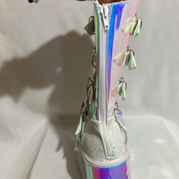 Holographic Platform Boots - Picture 4 of 4